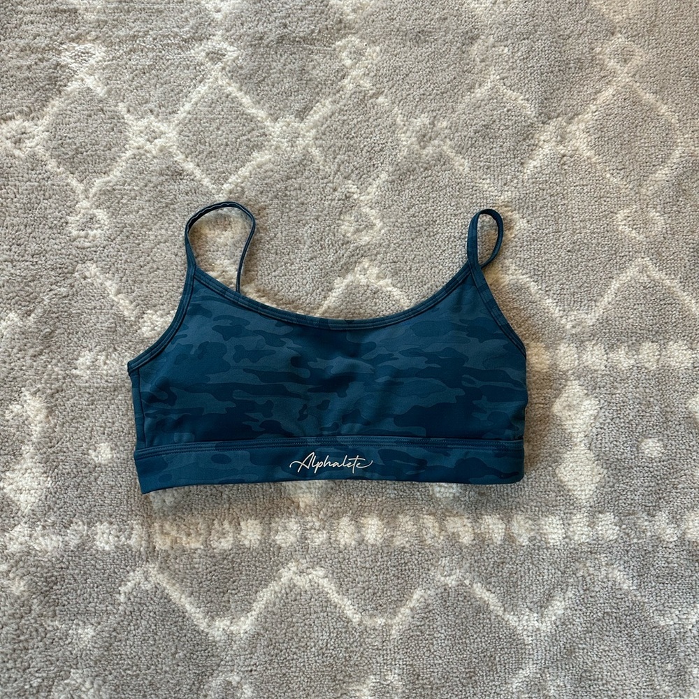 SOLD Blue Camo Surface Limitless Bra